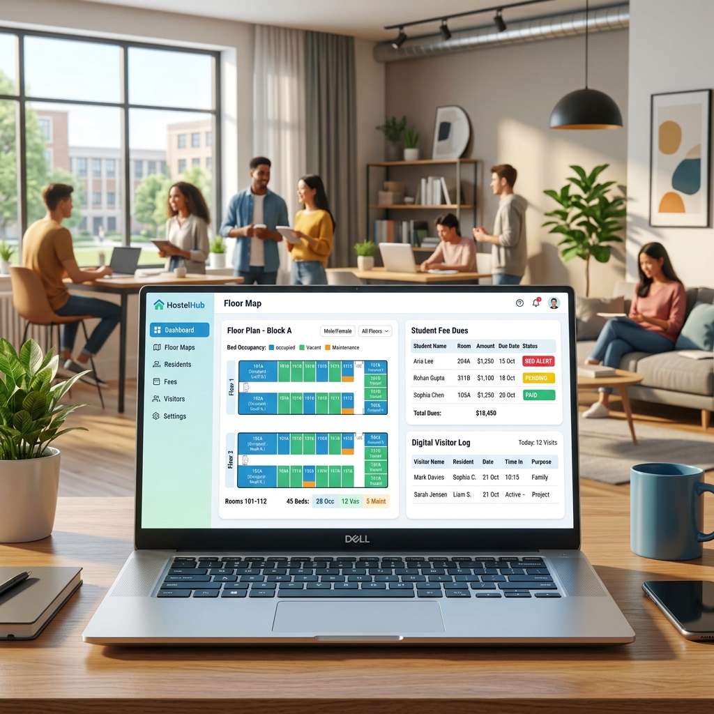 Hostel Management Interface